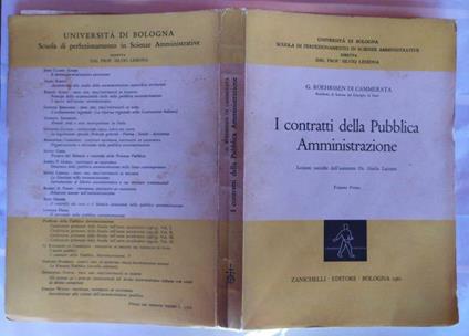 I contratti della Pubblica Amministrazione Volume primo - copertina