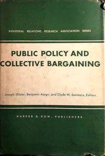 Public policy and collective bargaining - copertina