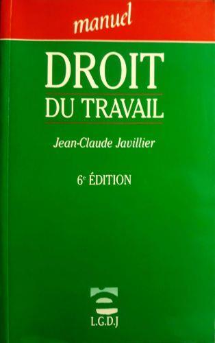 Manuel Droite du Travail - copertina