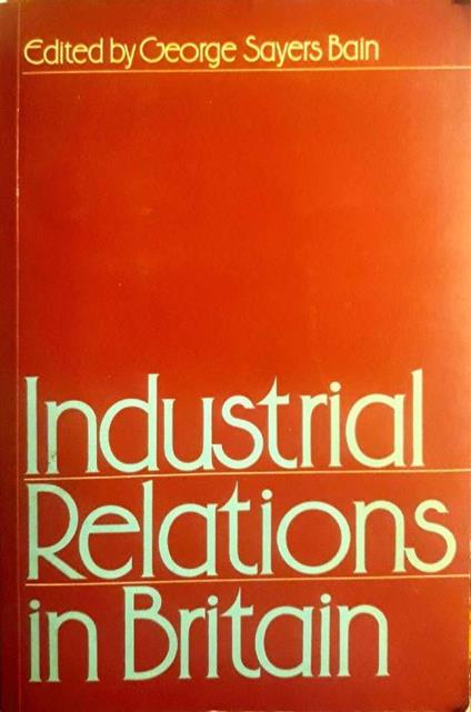 Industrial relations in Britain - copertina