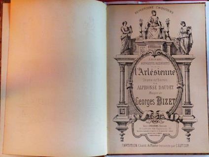 L' arlesienne drame en 3 actes - Georges Bizet - copertina