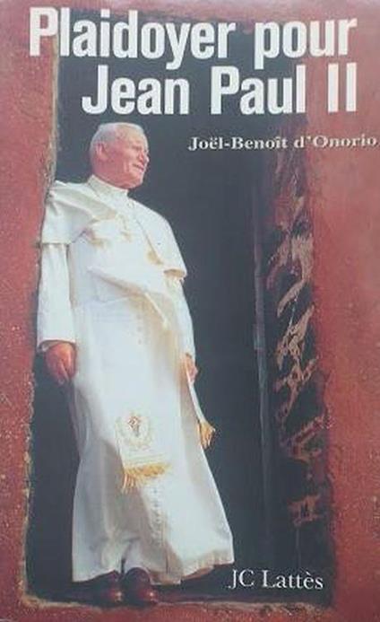 Pledoyer pour Jean Paul II - copertina