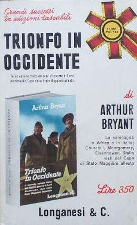 Trionfo in occidente - Arthur Bryant - copertina