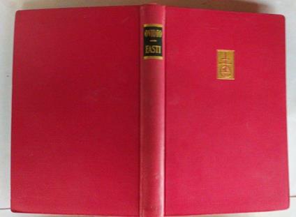 I fasti - P. Nasone Ovidio - copertina