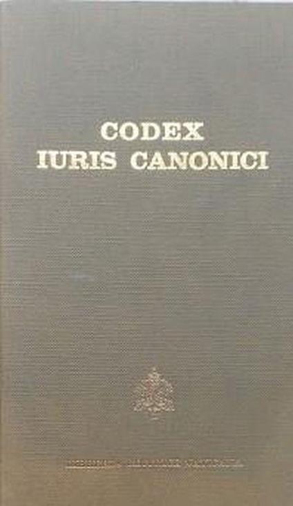 Codex iuris canonici - copertina