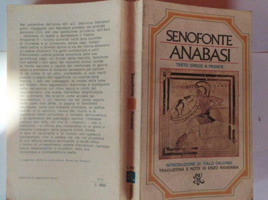 Anabasi - Senofonte - copertina