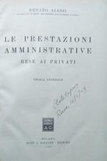 Le prestazioni amministrative rese ai primati. Teoria Generale