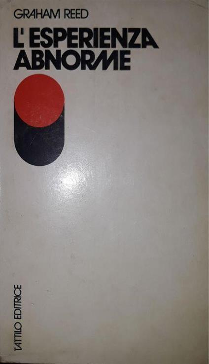 L' esperienza abnorme - Graham Reed - copertina