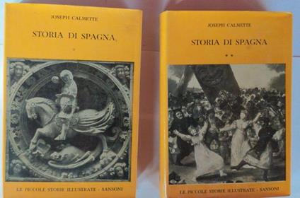Storia di Spagna . Volume I II - Joseph Calmette - copertina