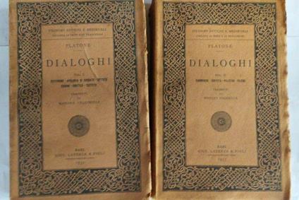 Dialoghi Volume I II - Platone - copertina