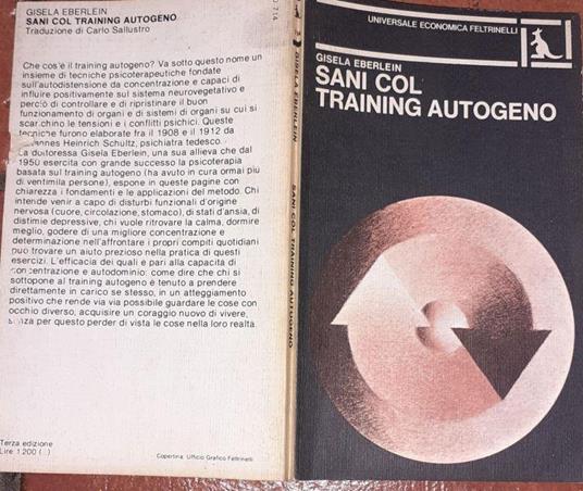 Sani col training autogeno - Gisela Eberlein - copertina