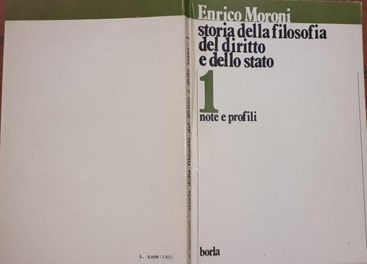 Storia della filosofia del diritto - copertina