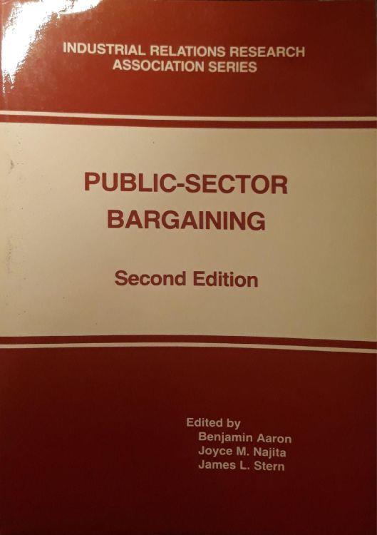 Public-sector bargaining - copertina