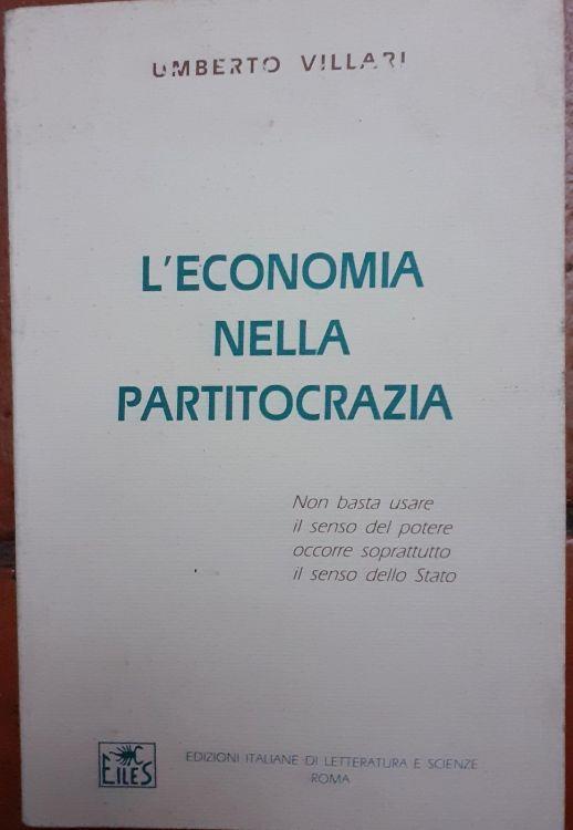 L' economia nella partitocrazia - copertina