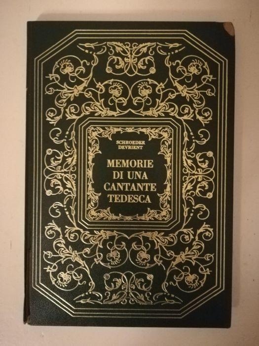 Memorie di una cantante tedesca - Schroeder Devrient - copertina