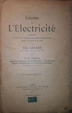 Lecons sur l'électricité: tome premier