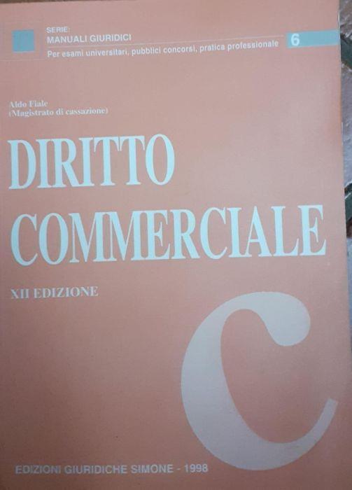 Diritto commerciale - Aldo Fiale - copertina