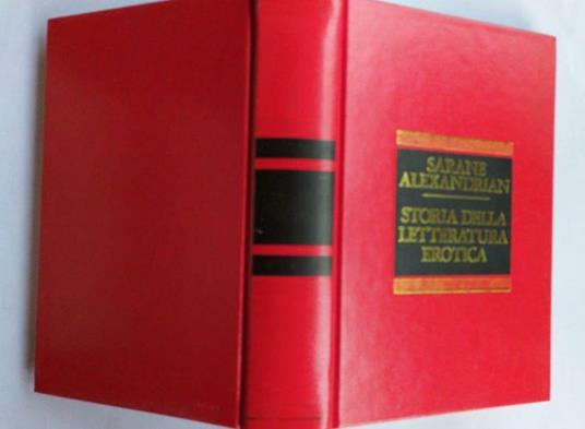Storia della letteratura erotica - Sarane Alexandrian - copertina