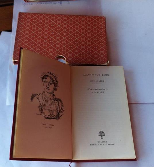 Manfield Park - Jane Austen - copertina