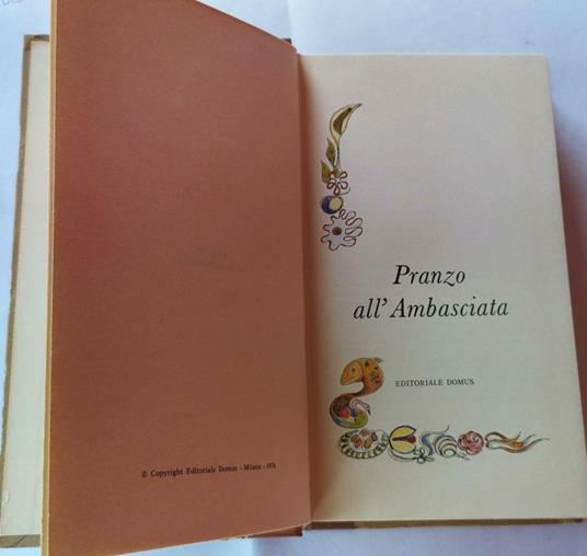 Pranzo all'ambasciata - copertina