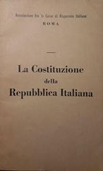 La Costituzione della Repubblica Italiana