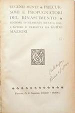 Precursori e propugnatori del rinascimento