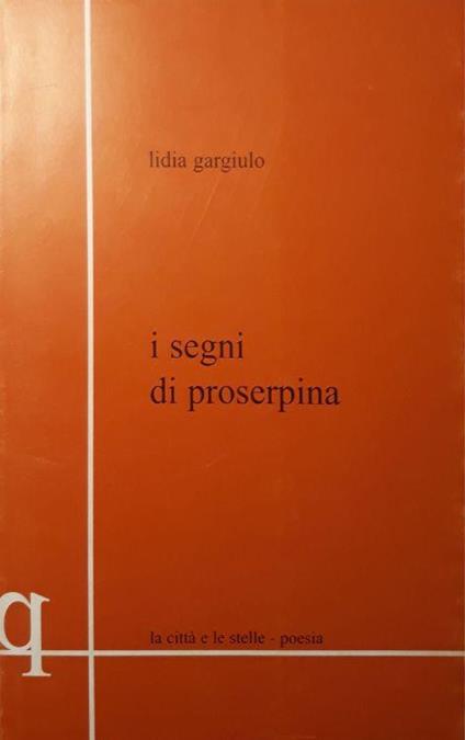 I segni di Proserpina - copertina