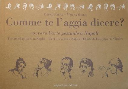 Comme te l'aggia dicere?, ovvero l'arte gestuale a Napoli = the art of gestures in Naples = l'art des gestes à Naples = el art de los gestos en Nápoles - copertina