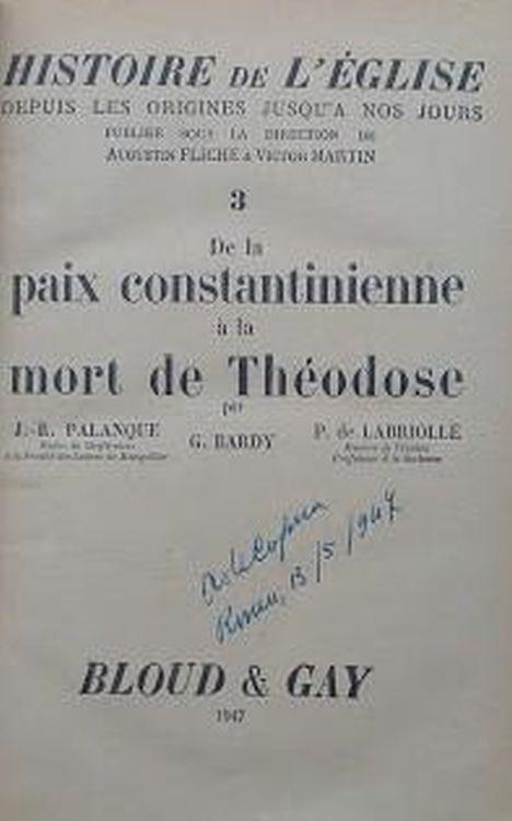 Histoire de l'Eglise depuis les origines jusqu'à nos jours, 5: Grégoire le Grand, les états barbares et la conquete arabe (590-757) - copertina