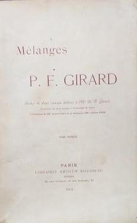 Melanges. Tome 1 - copertina