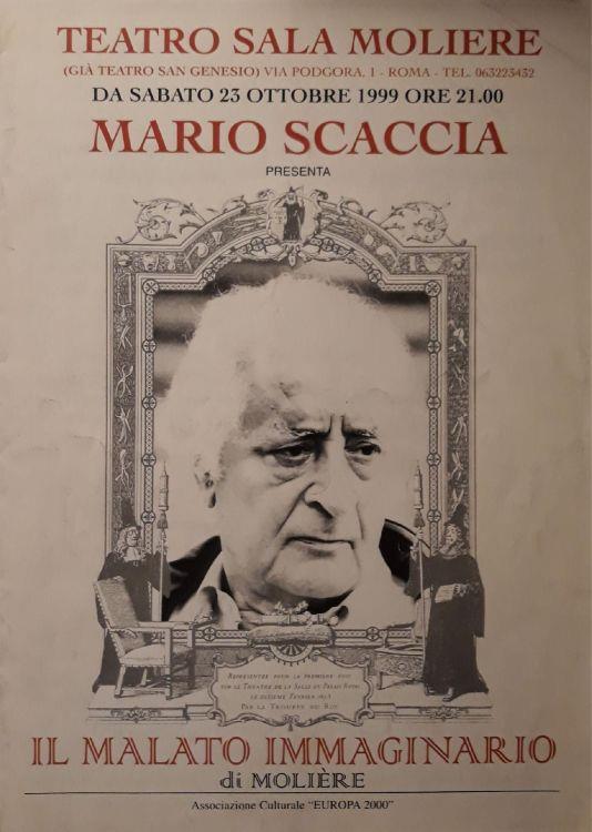 Il malato immaginario di Moliere - Mario Scaccia - copertina