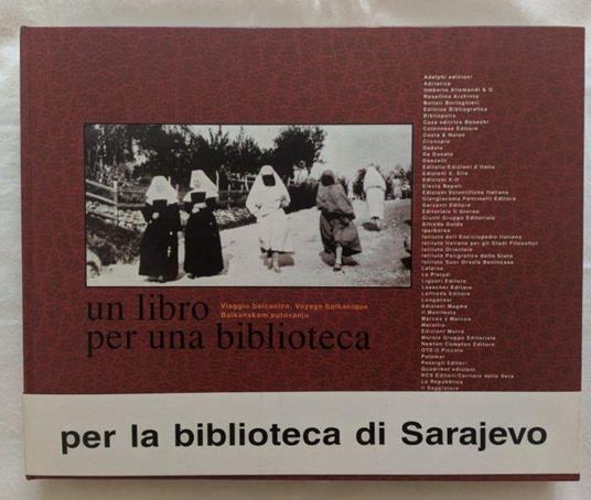 Un libro per una biblioteca. Per la biblioteca di Sarajevo - copertina
