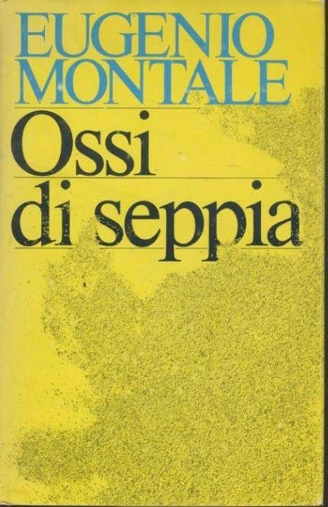 Ossi di seppia - Eugenio Montale - copertina