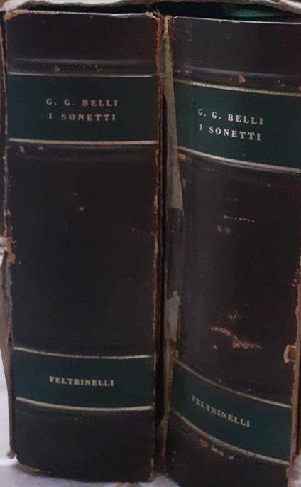 I sonetti Volume I II - Gioachino Belli - copertina