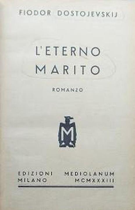 L' eterno marito - Fëdor Dostoevskij - copertina