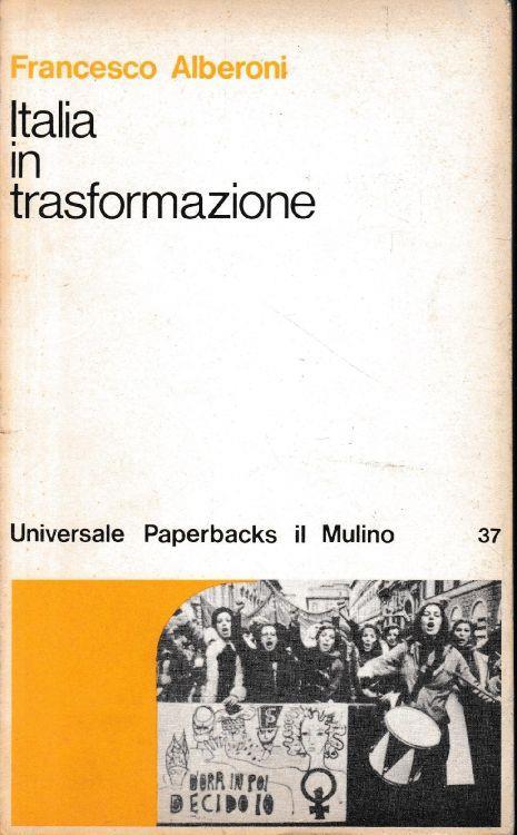 Italia in trasformazione - Francesco Alberoni - copertina