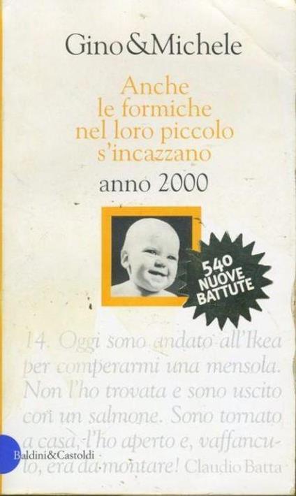Anche le formiche nel loro piccolo s'incazzano : anno 2000 - copertina