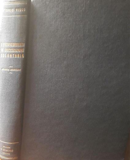 I provvedimenti di giurisdizione volontaria - Antonio Visco - copertina