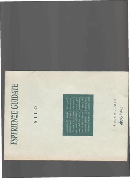 Esperienze guidate - Silo - copertina