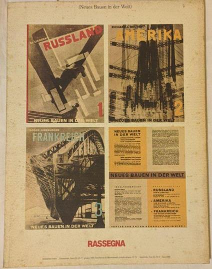 Rassegna (38): Neues Bauen in der Welt - copertina