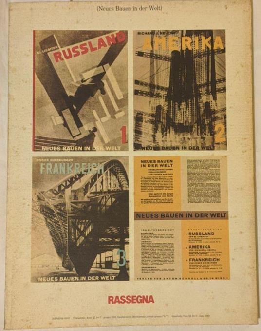 Rassegna (38): Neues Bauen in der Welt - copertina