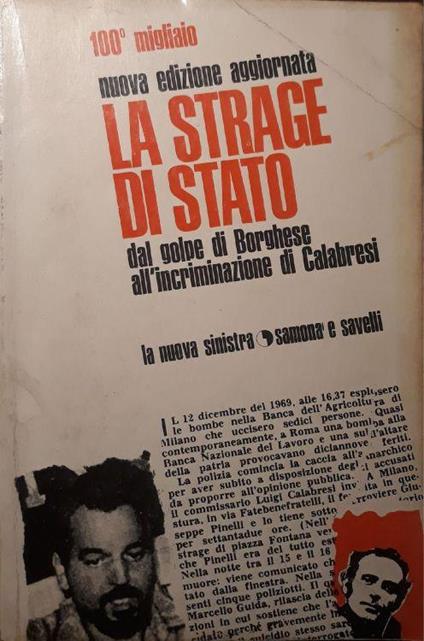La strage di Stato dal golpe Borghese all'incriminazione di Calabresi - copertina