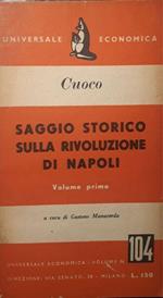 Saggio storico sulla rivoluzione di Napoli (volume primo)