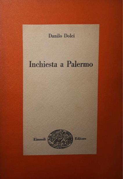 Inchiesta a Palermo - Danilo Dolci - copertina