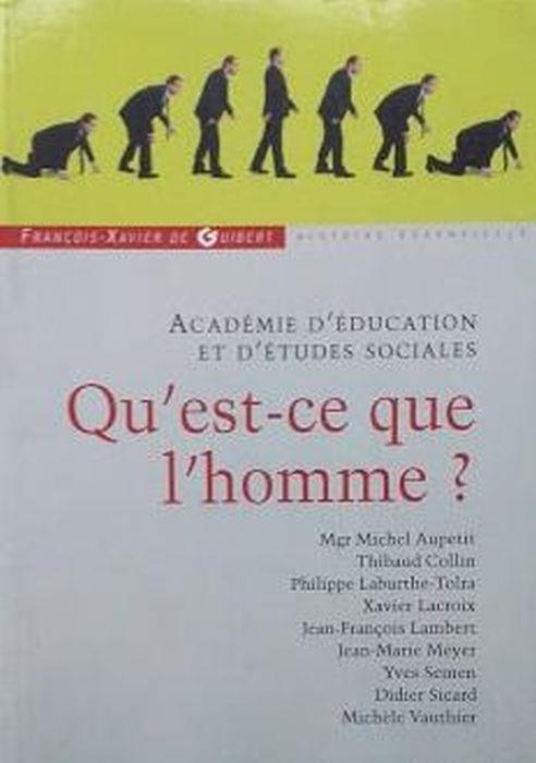 Qu'est-ce que l'homme? - copertina