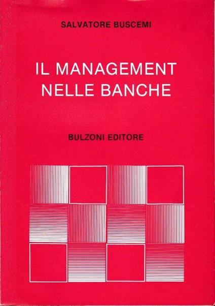Il management nelle banche - copertina