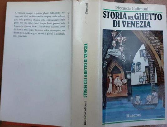 Storia del Ghetto di Venezia - Riccardo Calimani - copertina
