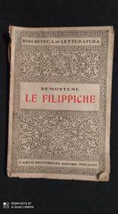 Le filippiche - Demostene - copertina