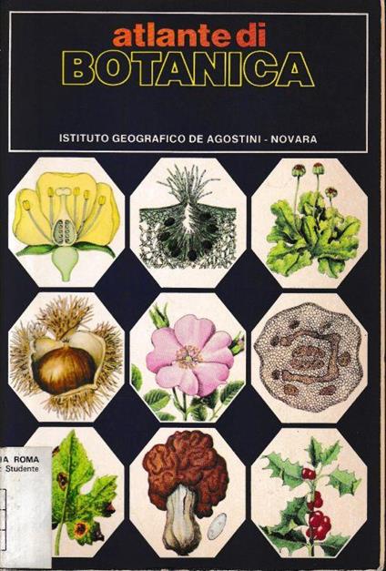 Atlante di botanica, parte prima - Uberto Tosco - copertina