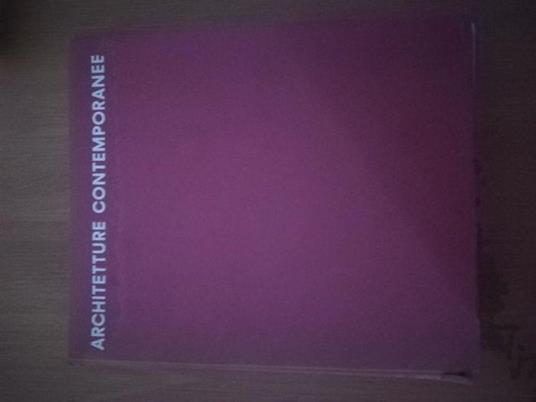 Architetture contemporanee - copertina